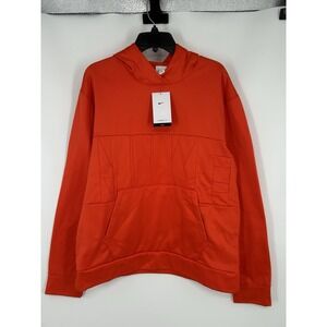 Nike Basketball‎ Therma Fit Hoodie Sweatshirt Neon Flourescent DA6370-891 Large